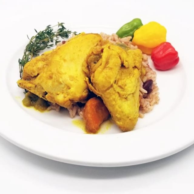 Curry Chicken Snack.